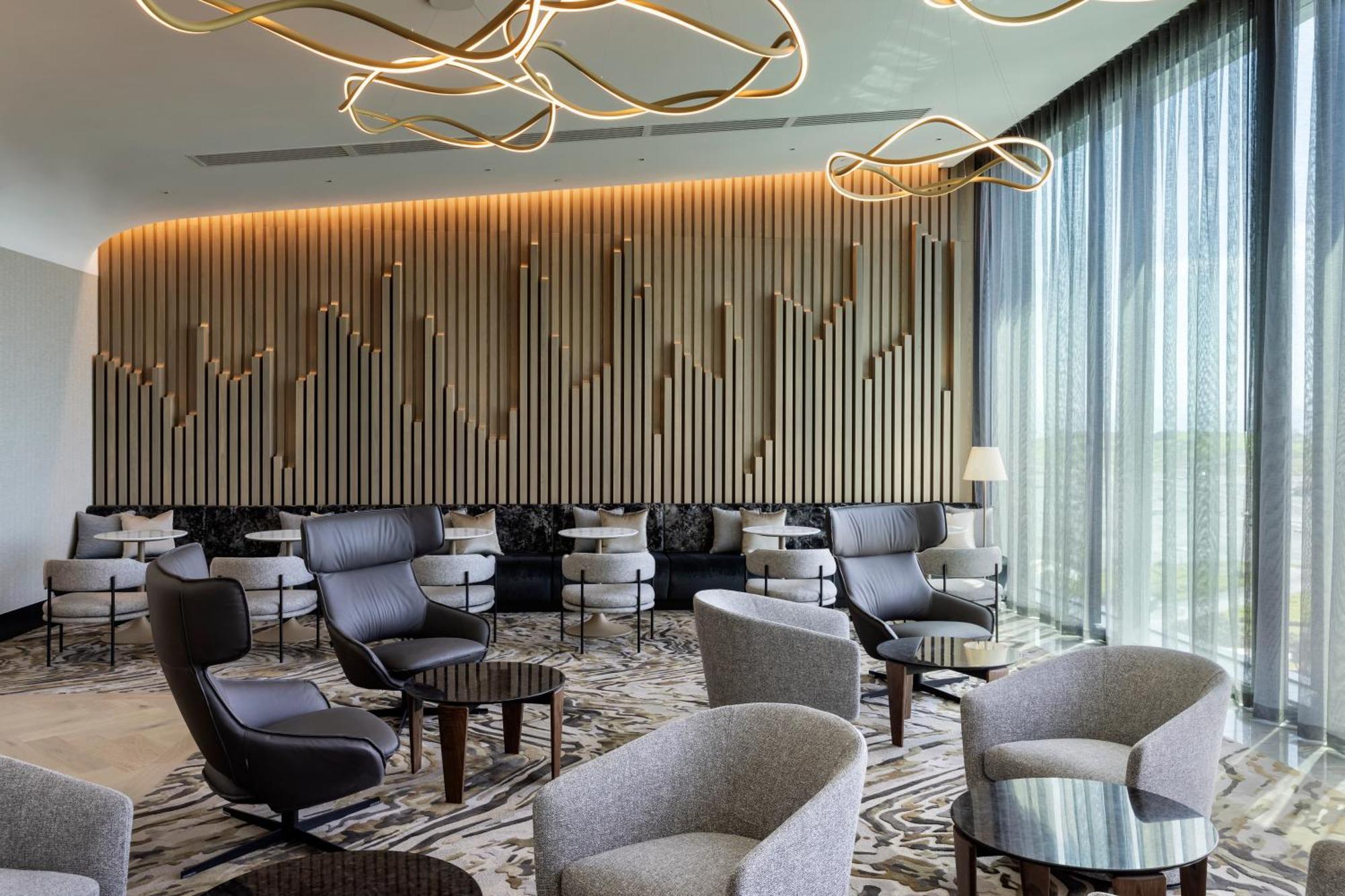 Pullman Auckland Airport 호텔 외부 사진 The lounge at the airport