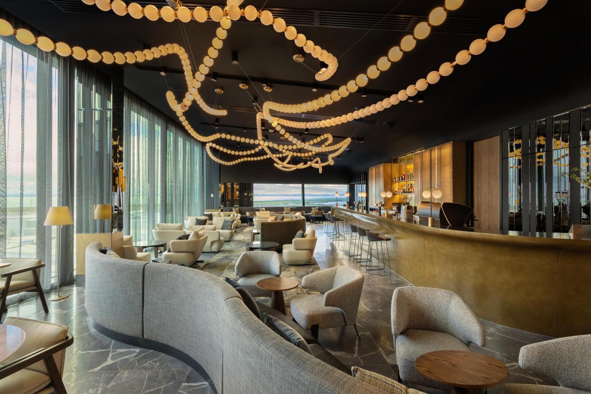 Pullman Auckland Airport 호텔 외부 사진 The lounge at the airport